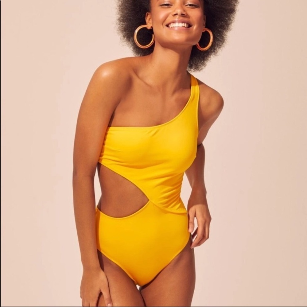 Anthropologie Solid & Striped Claudia One-Piece L